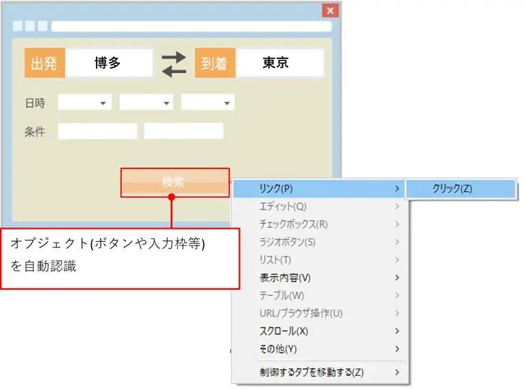 オブジェクト認識型